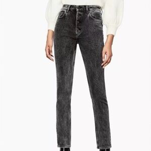 Anine Bing Frida High Waist Button Jeans
